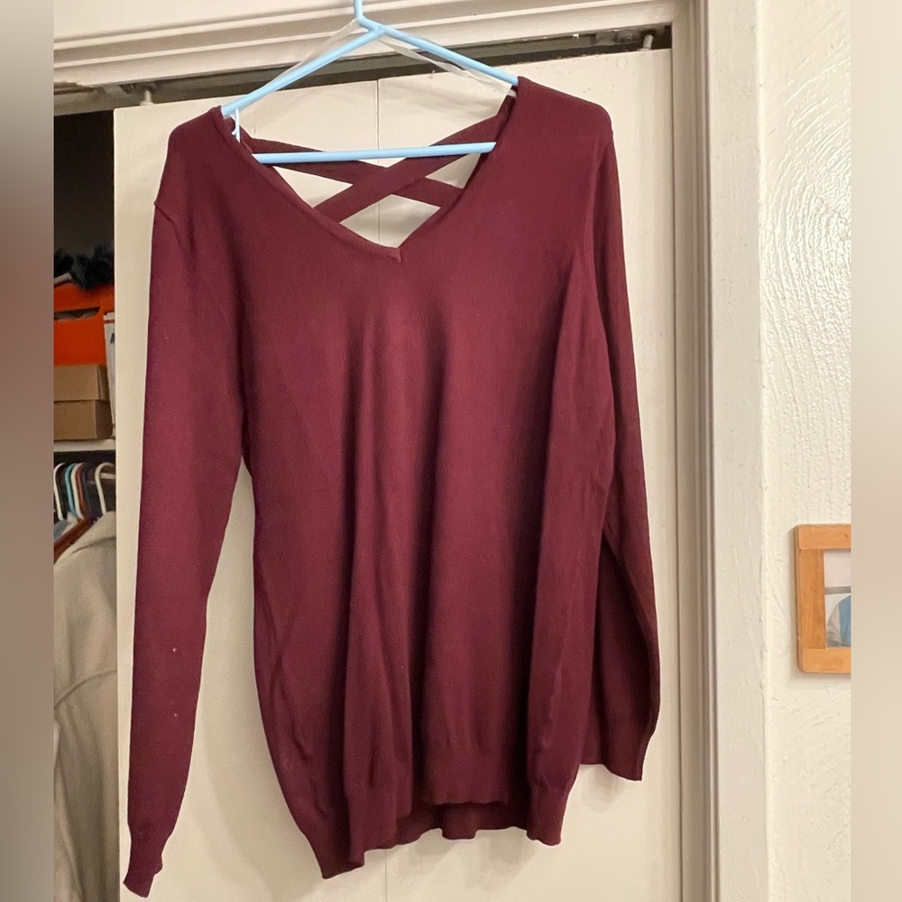 Maroon Sweater from Stitch Fix